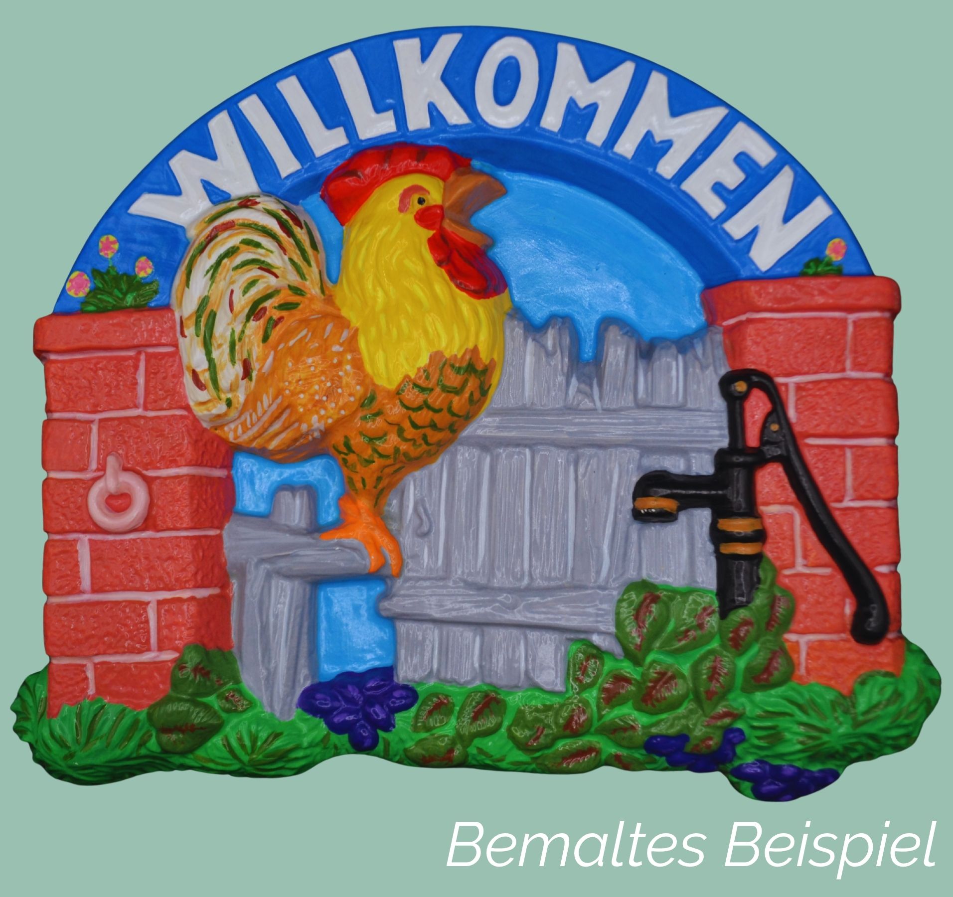 Willkommensschild