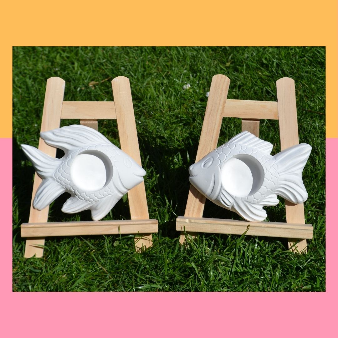 Teelichthalter "Fische"