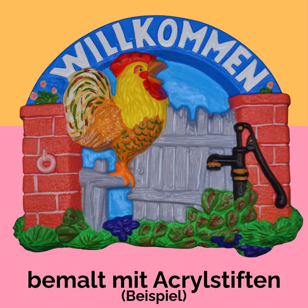 Willkommensschild